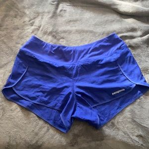 Patagonia blue running short